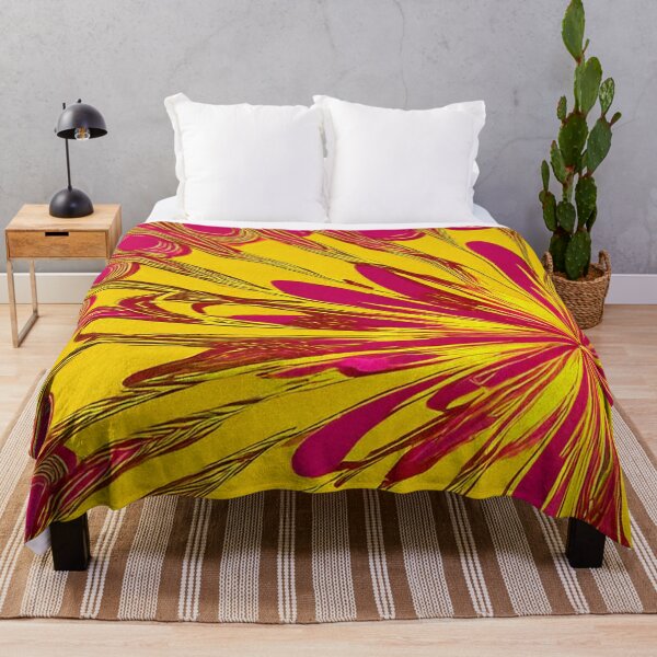 Item preview, Psychedelic Pink and Yellow Burst Pattern designed and sold by SassyArtistry.