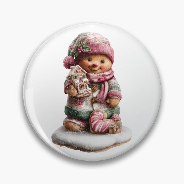 Item preview, Cute Gingerbread Cookies, Vintage Christmas Cookie Illustration, Holiday Art designed and sold by Maryna_Reine.