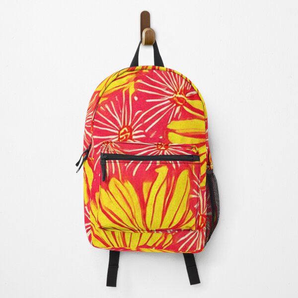 Item preview, Bright Yellow and Pink Floral Pattern designed and sold by SassyArtistry.