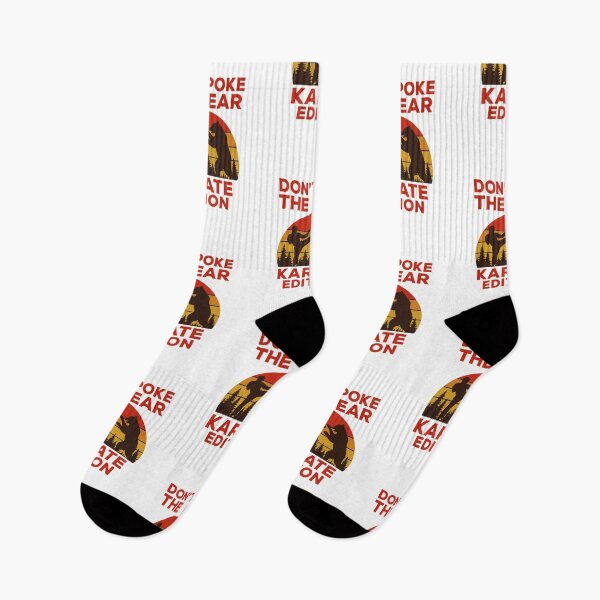 Item preview, Don’t Poke The Bear Karate Edition – Funny Retro Sunset Bear Fight Design designed and sold by Lunaria Arts.