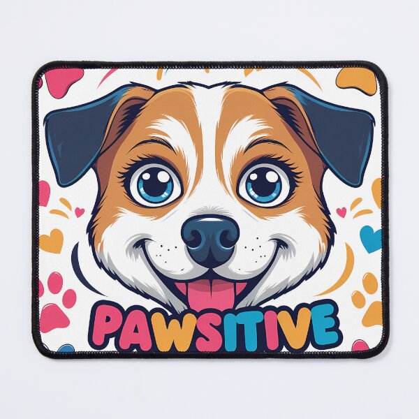 Item preview, Pawsitive Vibes Only – Cute Dog Illustration designed and sold by Nirbhay.
