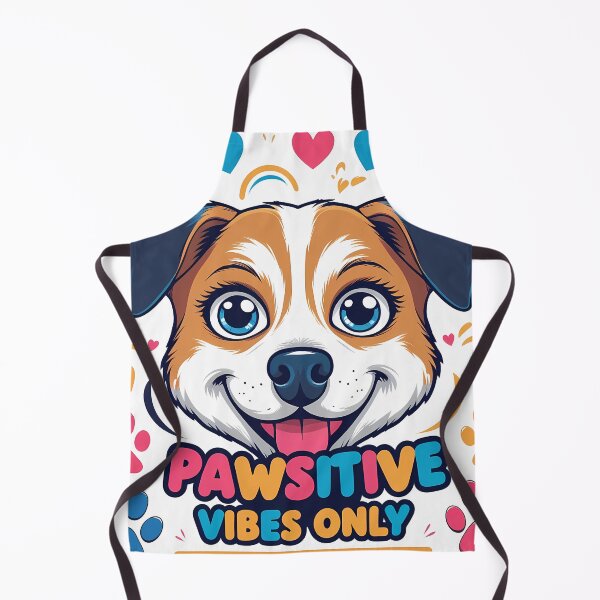 Item preview, Pawsitive Vibes Only – Cute Dog Illustration designed and sold by Nirbhay.