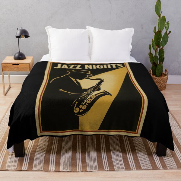 Item preview, Midnight Jazz – Vintage Saxophone Poster designed and sold by ArcadiaSilence.
