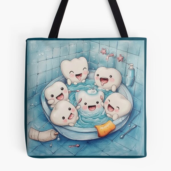 Item preview, Teeth brushing: bathtub party designed and sold by Wagging-Tales.