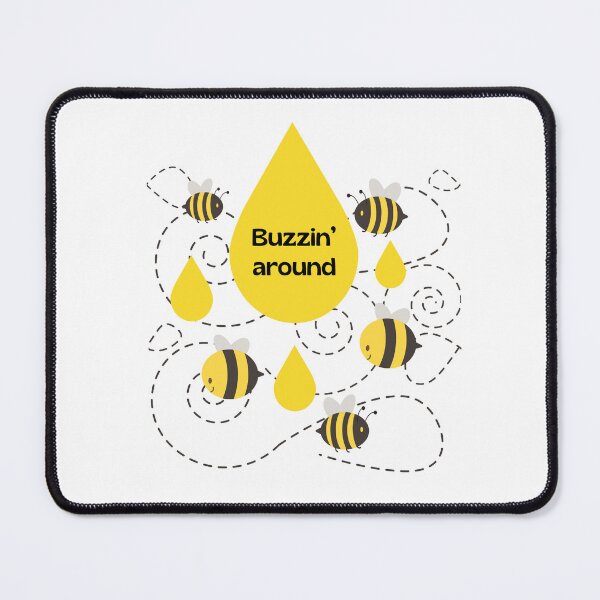 Item preview, Buzzin’ Around | Fun Bee & Honeycomb Beekeeper Gift designed and sold by luckyhue.