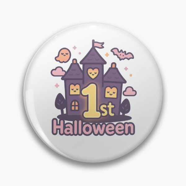 Item preview, Cute 1st Halloween Logo designed and sold by PeckyPom.