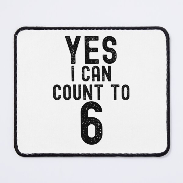 Item preview, Yes I can count to 6 funny baseball saying designed and sold by snowry.