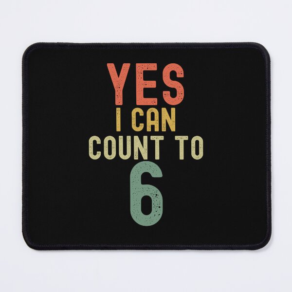 Item preview, Yes I can count to 6 funny baseball saying designed and sold by snowry.