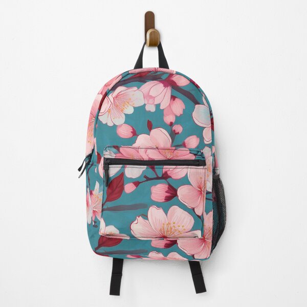 Item preview, Pink Petals on Teal designed and sold by tee.crush.