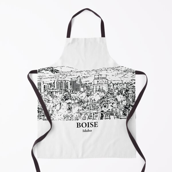 Aperçu de l'œuvre Boise – Idaho créée et vendue par Lakeric Cityscapes.