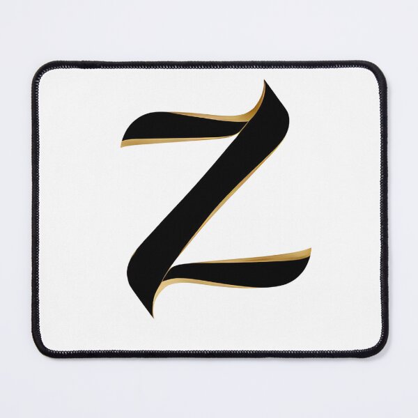 Item preview, Letter Z – Gold & Black Elegance designed and sold by RAKO13.