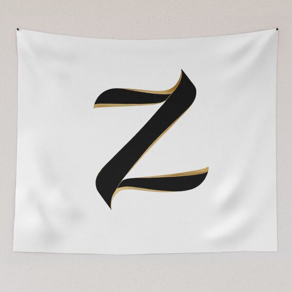 Item preview,  Letter Z – Gold & Black Elegance designed and sold by RAKO13.