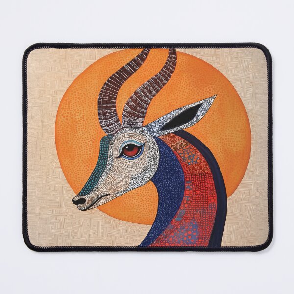 Item preview, A beautiful artistic design of an antelope with a radial composition. designed and sold by HEMRO.