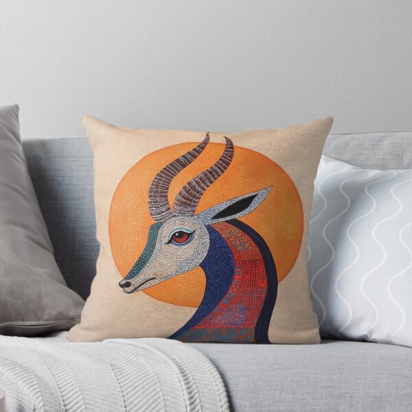 Item preview, A beautiful artistic design of an antelope with a radial composition. designed and sold by HEMRO.