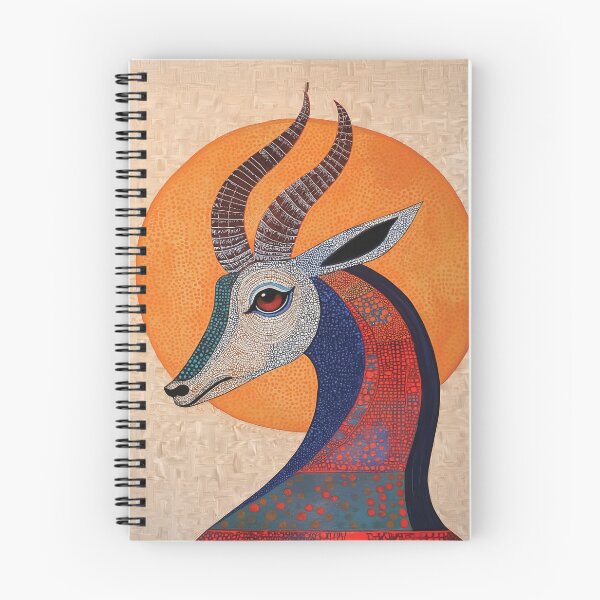 Item preview, A beautiful artistic design of an antelope with a radial composition. designed and sold by HEMRO.