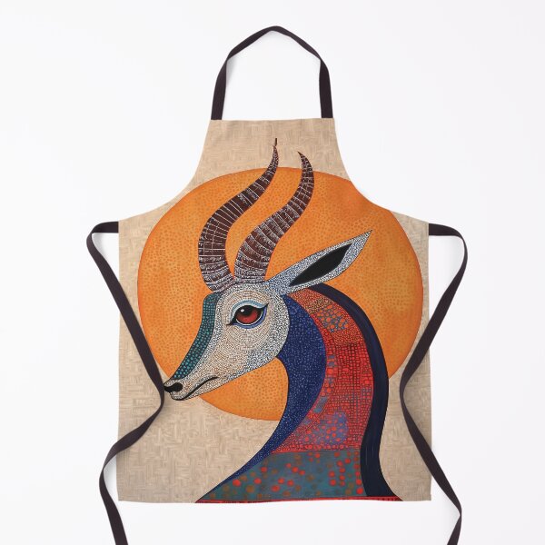 Item preview, A beautiful artistic design of an antelope with a radial composition. designed and sold by HEMRO.
