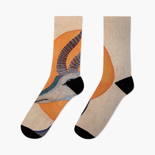 Item preview, A beautiful artistic design of an antelope with a radial composition. designed and sold by HEMRO.