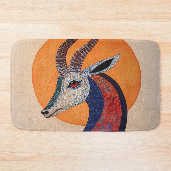 Item preview, A beautiful artistic design of an antelope with a radial composition. designed and sold by HEMRO.