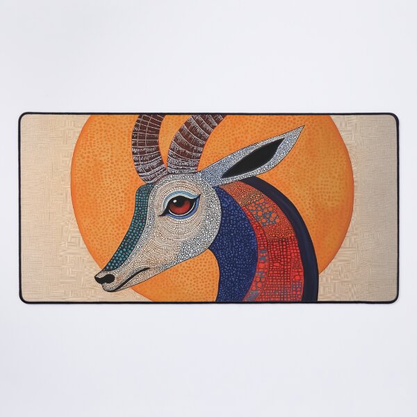 Item preview, A beautiful artistic design of an antelope with a radial composition. designed and sold by HEMRO.