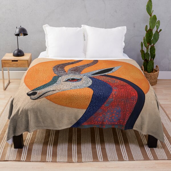 Item preview, A beautiful artistic design of an antelope with a radial composition. designed and sold by HEMRO.