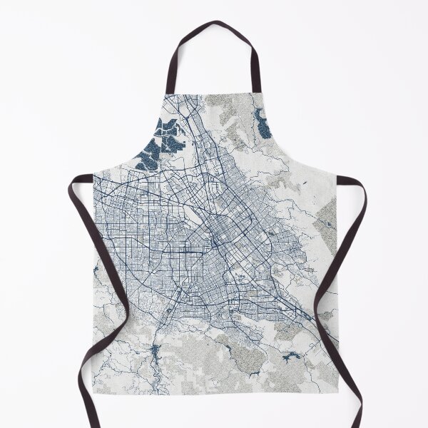 Item preview, San Jose City Map of California USA - Coastal designed and sold by deMAP.