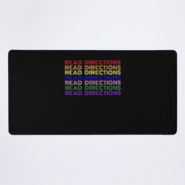 Item preview, Rainbow Read directions Funny teacher phrase LGBTQ attitude designed and sold by snowry.