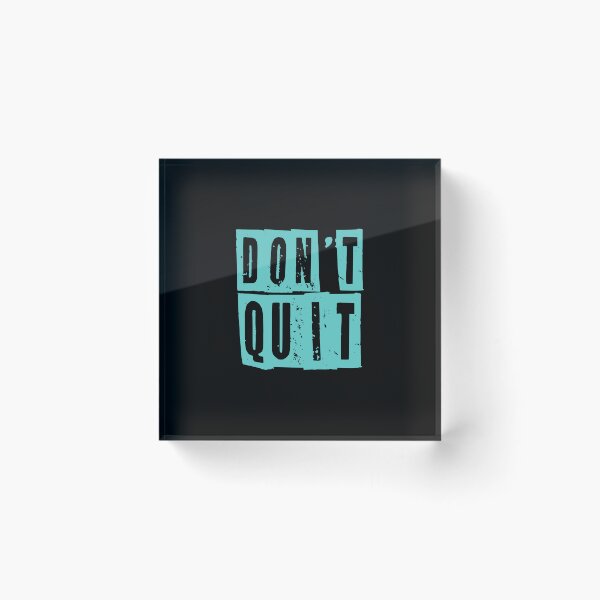 Item preview, Badass Motivational Quotes | Don't Quit designed and sold by typoinspired.