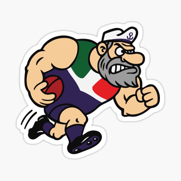 Retro Fremantle Dockers AFL Sticker