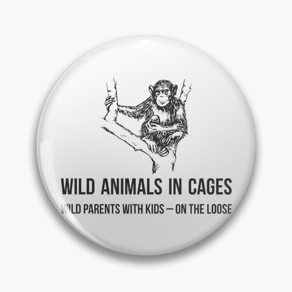 Item preview, Wild animals in cages. Wild parents with kids – on the loose. designed and sold by RedYolk.