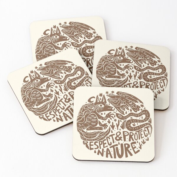 Item preview, Respect and Protect Nature Animal Design designed and sold by Oniyasha.