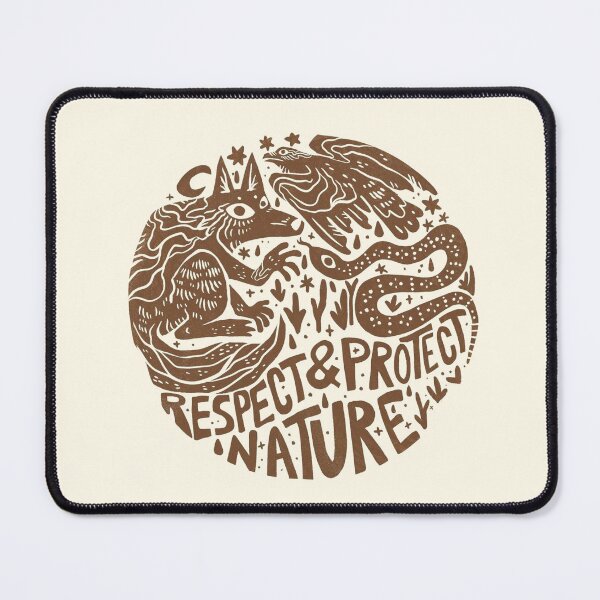 Item preview, Respect and Protect Nature Animal Design designed and sold by Oniyasha.