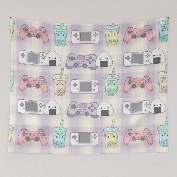 Artikelvorschau, Pastel Academia Cozy Gamer Muster entworfen und verkauft von ColorVR.