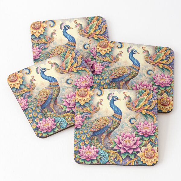 Item preview, Peacock and Lotus: Symbols of Thai Serenity designed and sold by Vanich-Panich.