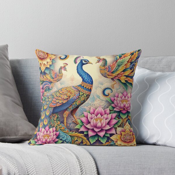 Item preview, Peacock and Lotus: Symbols of Thai Serenity designed and sold by Vanich-Panich.