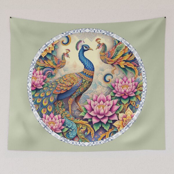 Item preview, Peacock and Lotus: Symbols of Thai Serenity designed and sold by Vanich-Panich.