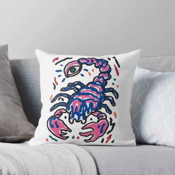 Item preview, Whimsical Scorpio Zodiac Sticker designed and sold by BubbleDream Art .