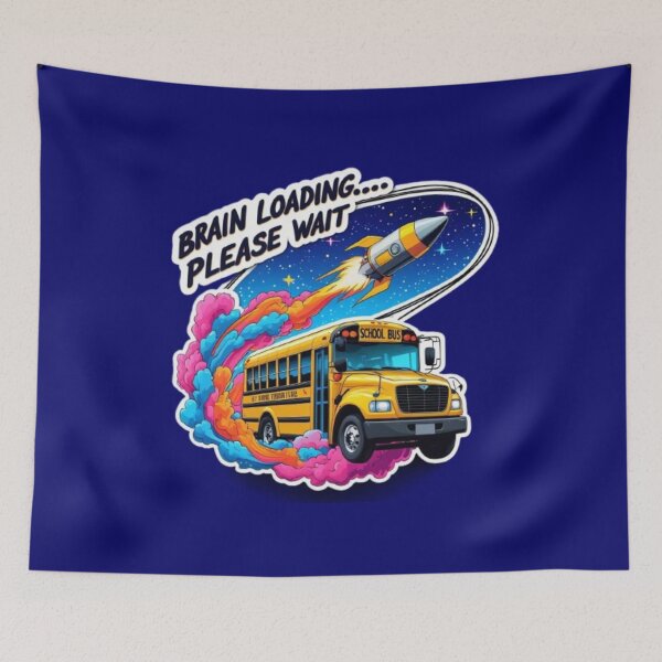 Item preview, Brain Loading School Bus Space Adventure designed and sold by MyWittyThings.