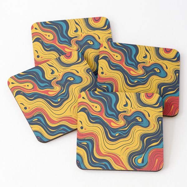 Item preview, Abstract Swirl Art Pattern – Colorful Modern Aesthetic designed and sold by creativerooney.