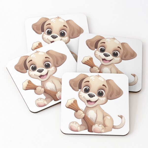 Item preview, Playful Puppy Chewing Bone designed and sold by New-School-Wave.