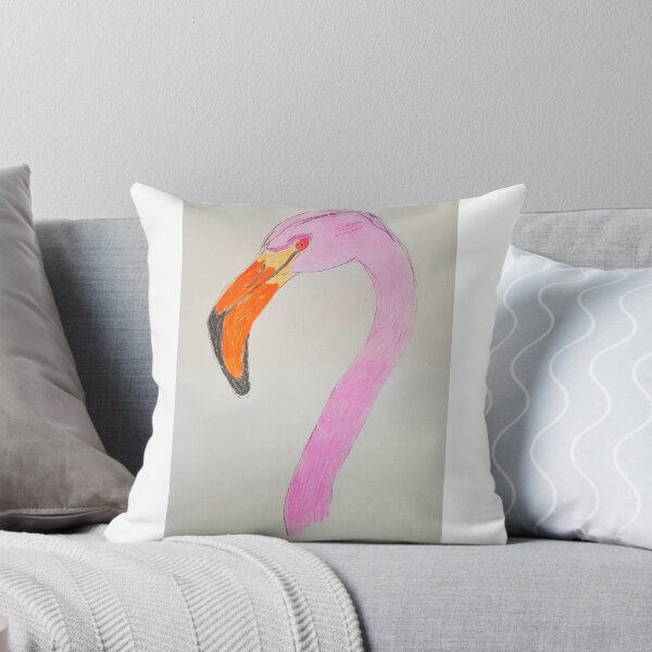 Item preview, Graceful bright pink flamingo designed and sold by ElleGart.