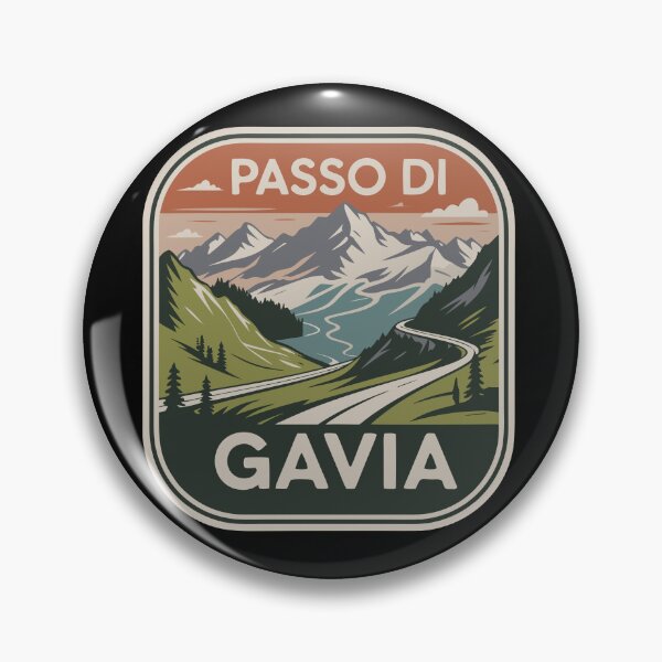 Item preview, Passo di Gavia Italy | Retro Alpine Road and Travel Design designed and sold by VividOrganica.