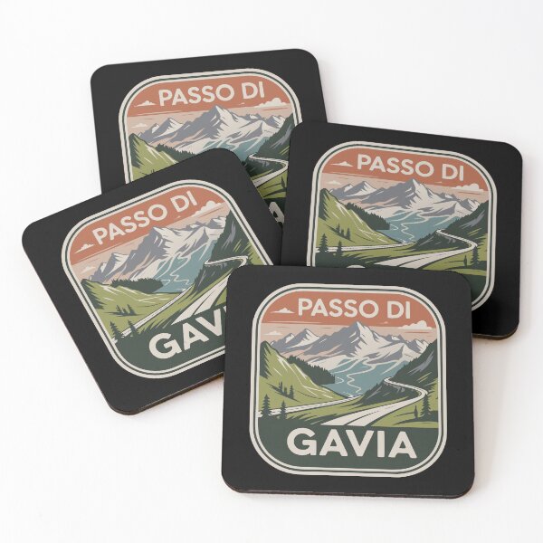 Item preview, Passo di Gavia Italy | Retro Alpine Road and Travel Design designed and sold by VividOrganica.