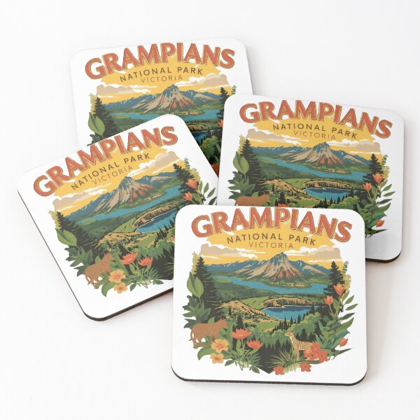Item preview, Grampians National Park Victoria Australia flowers florals mountains  designed and sold by SkeletonsDanger.