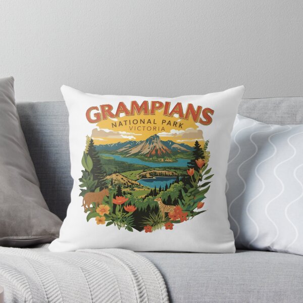 Item preview, Grampians National Park Victoria Australia flowers florals mountains  designed and sold by SkeletonsDanger.