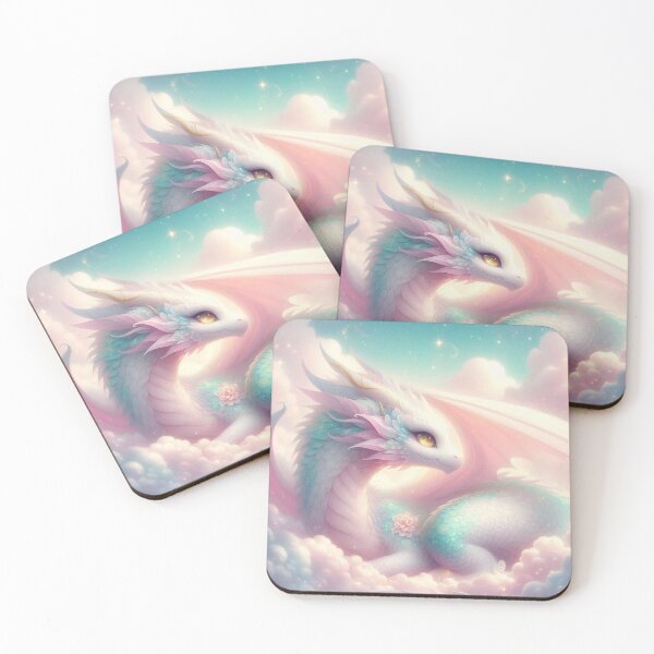 Item preview, Dreaming Dragonlight – Gentle Fantasy Pastel Dragon designed and sold by DreamArt Creations.