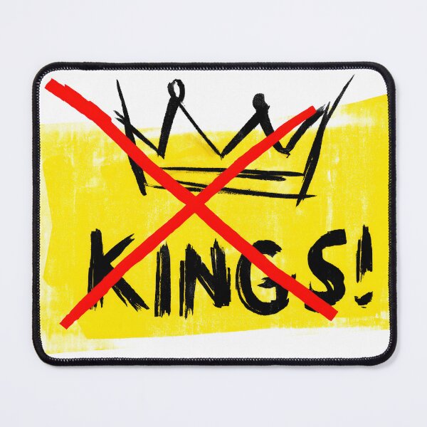 Item preview, “NO KINGS!” Anti - Monarchy Sticker designed and sold by BubbleDream Art .