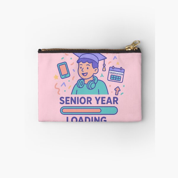 Item preview, Senior Year Loading | Graduation Countdown | Gen Z School Motivation Sticker designed and sold by Feline Rockstars.