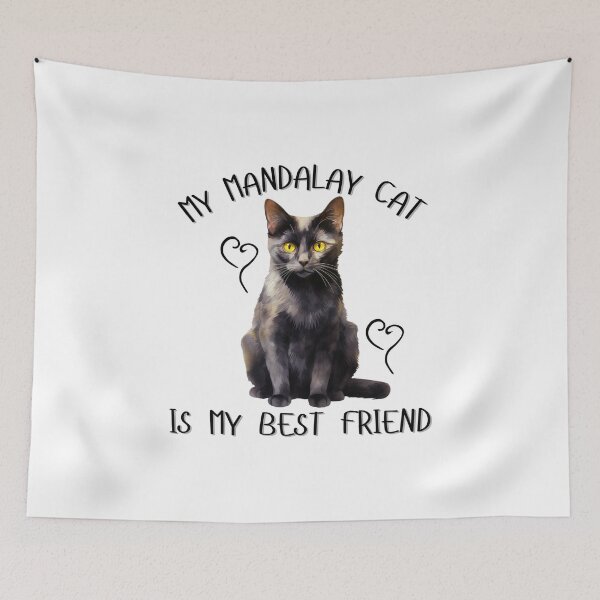 Item preview, My Mandalay Cat Is My Best Friend designed and sold by Viikis.