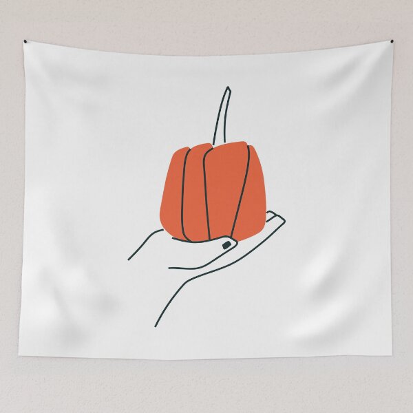 Item preview, Hands with Pumpkin designed and sold by Panna Limon Store.