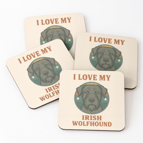 Item preview, Irish Wolfhound designed and sold by TheWonkyEaselCo.